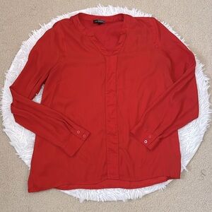 The Limited Long Sleeve Rust Color Blouse